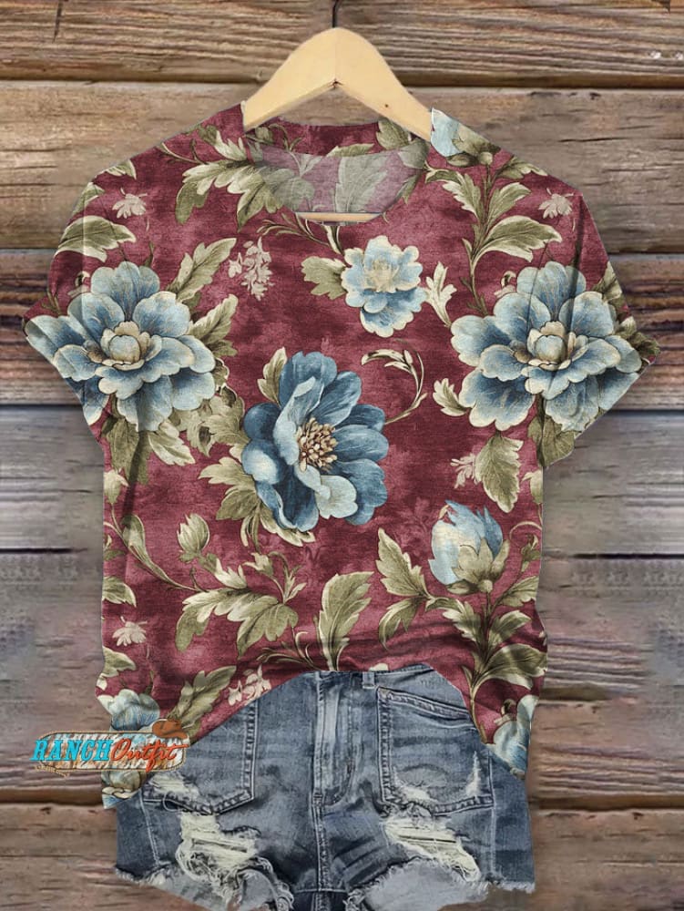Vintage Art Print T-shirt