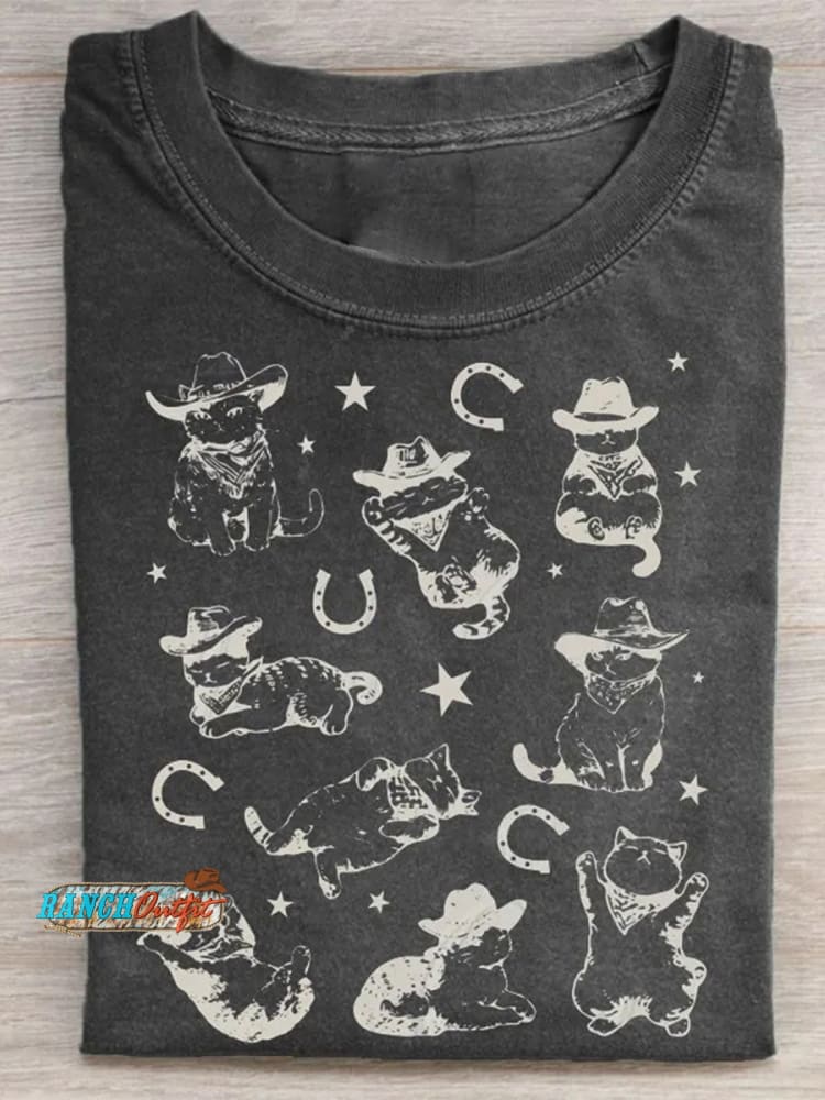 Vintage Animal Print T-shirt