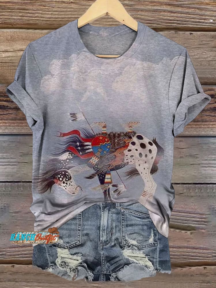Horse Art Print T-shirt