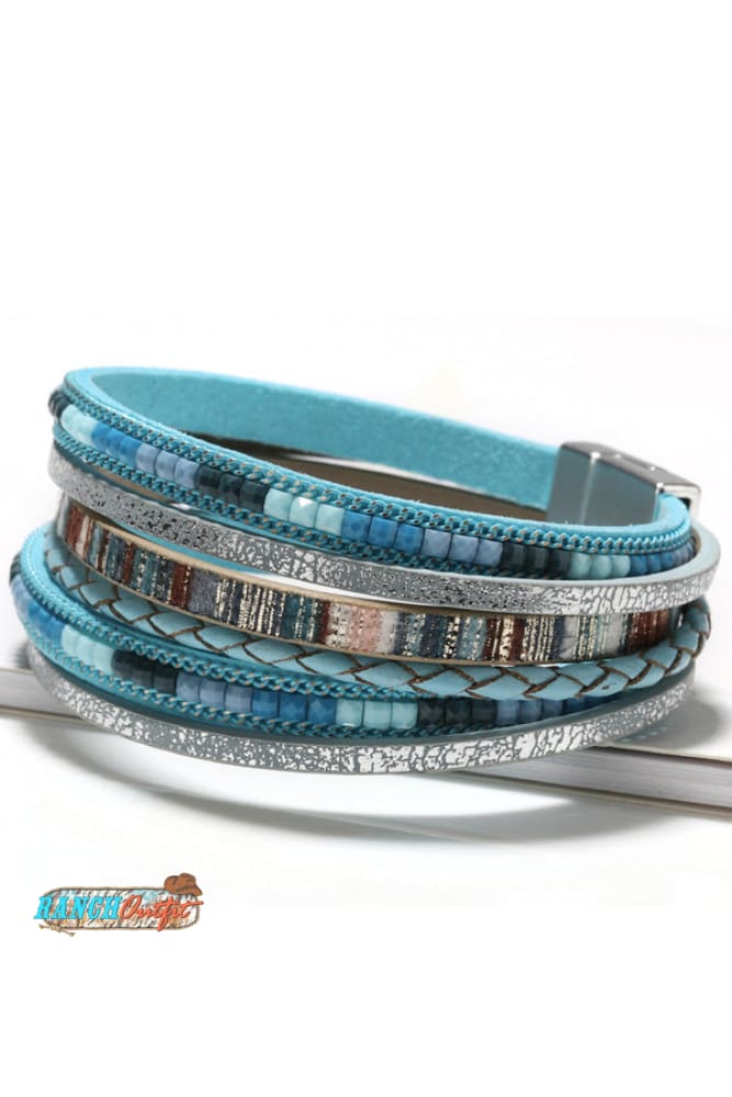 Bohemian Braided Leather Bracelet