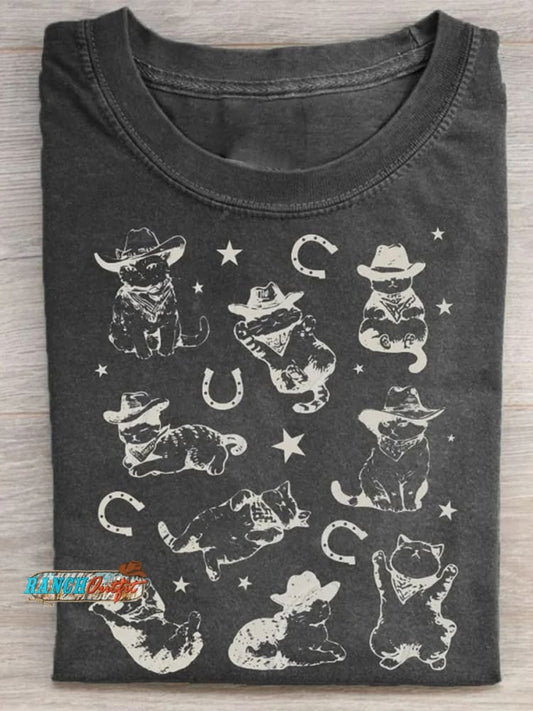Vintage Animal Print T-shirt