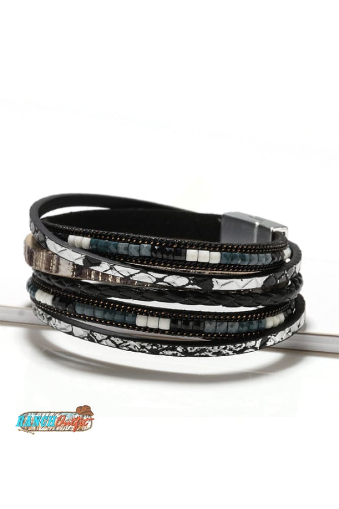 Bohemian Braided Leather Bracelet