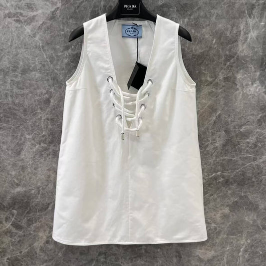 Vacation Style Tie-Waist Dress