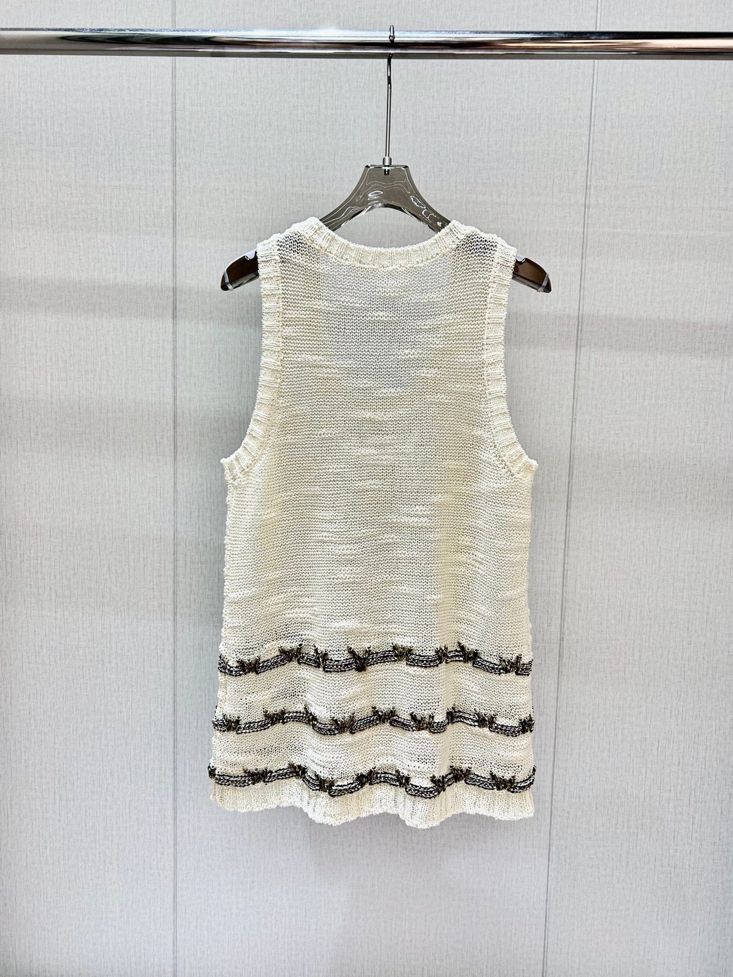 Breathable Open-Weave Knit Vest