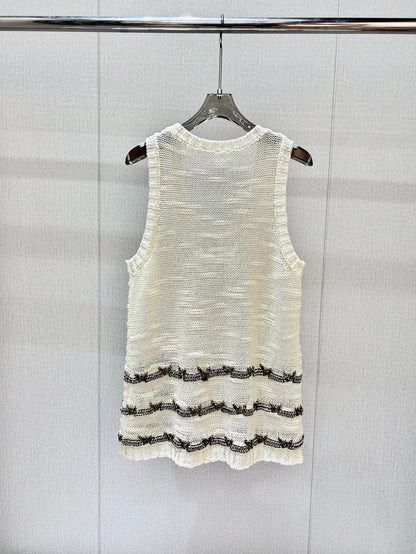 Breathable Open-Weave Knit Vest