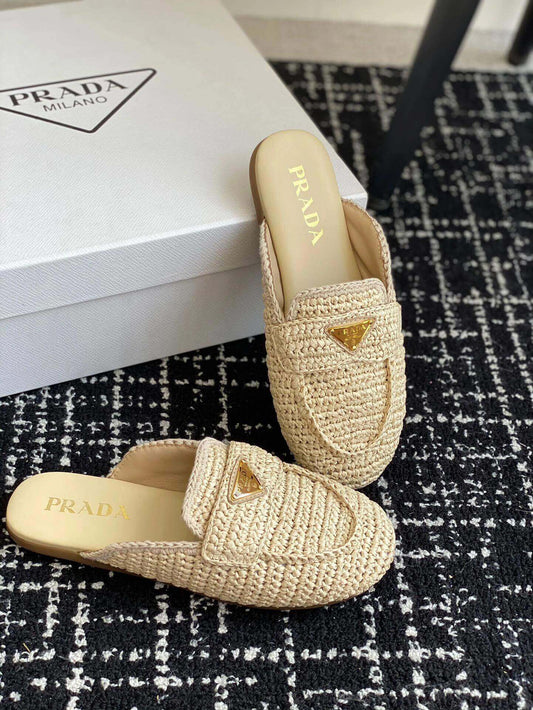 Classic Woven Closed-Toe Sandals