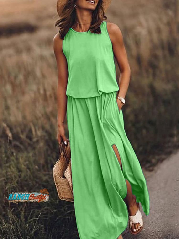 Women's Solid Color Loose Elegant Casual Dress